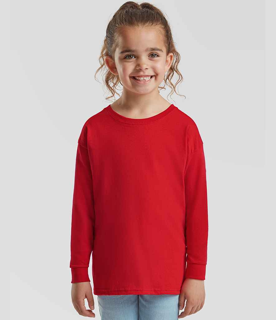 Fruit of the Loom Kids Long Sleeve Value T-Shirt - PenCarrie